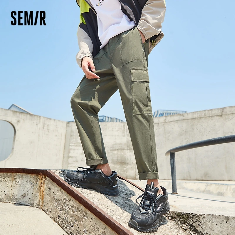 Брюки Semir мужские повседневные, свободные облегающие брюки-карандаш, деловой стиль, весна-осень 2021
Брюки Semir мужские повседневные, свободные облегающие брюки-карандаш, деловой стиль, весна-осень 2021