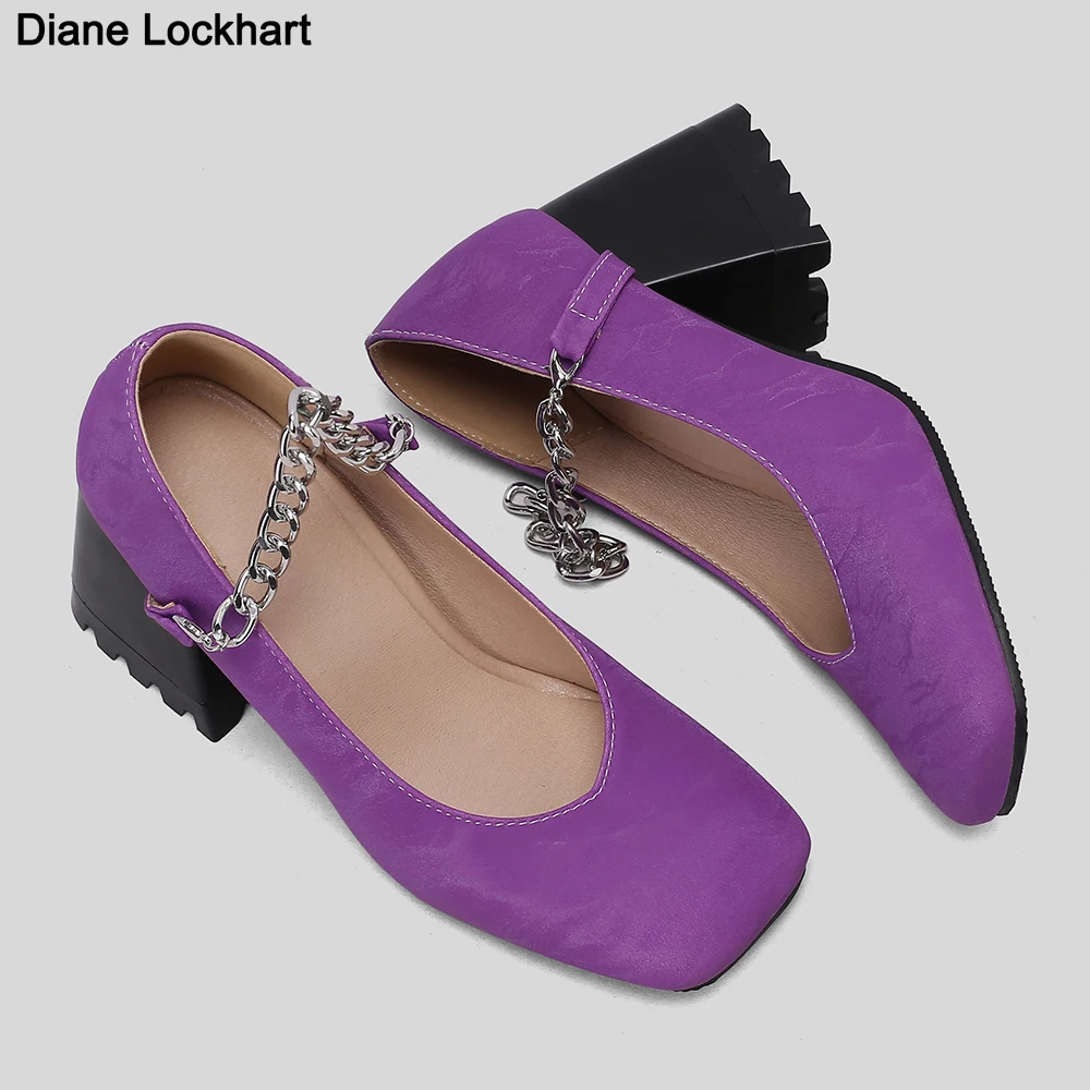 7cm Female Retro Pumps Metal Chain Square Toe Spring Summer Women Shoes Elegant Weekly Thick High Heels Lady 2023 New
7cm Female Retro Pumps Metal Chain Square Toe Spring Summer Women Shoes Elegant Weekly Thick High Heels Lady 2023 New