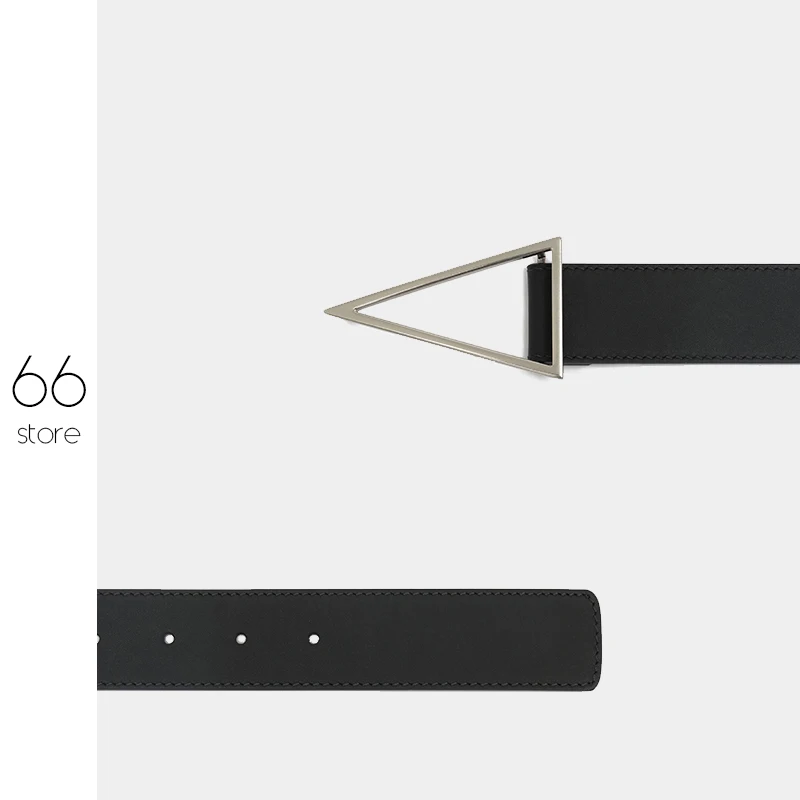 Luxury Brand Top Genuine Leather Women's Belt 2022 New Popular Fashion Brass Triangle Buckle BV Waist Seal Versatile Skirt Suit
Luxury Brand Top Genuine Leather Women's Belt 2022 New Popular Fashion Brass Triangle Buckle BV Waist Seal Versatile Skirt Suit