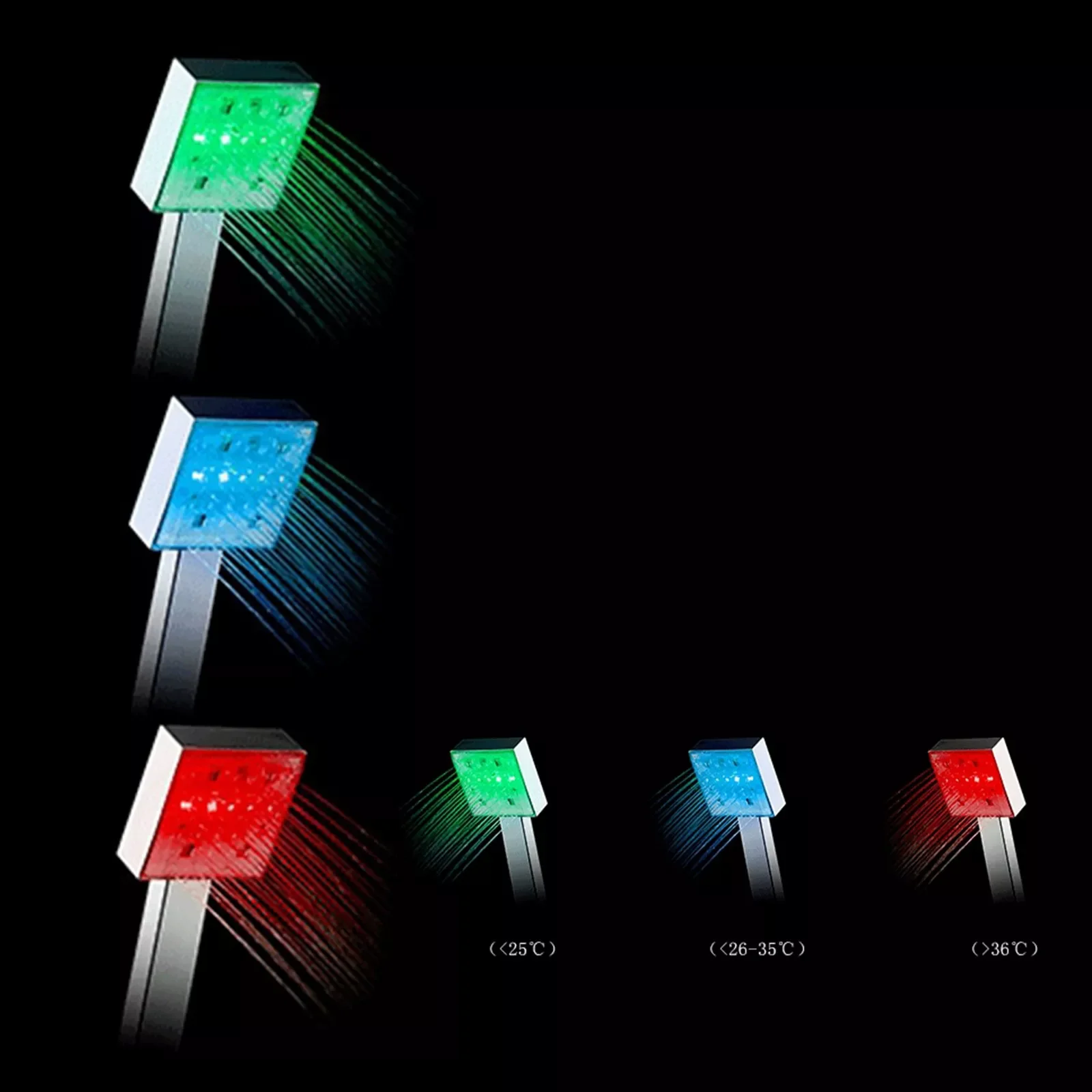 NEW IN Power Shower Head High Pressure Hose Led Luminescent Sprinkler Tricolor Control Head Shower Head with Handheld Spray 6ft
NEW IN Power Shower Head High Pressure Hose Led Luminescent Sprinkler Tricolor Control Head Shower Head with Handheld Spray 6ft