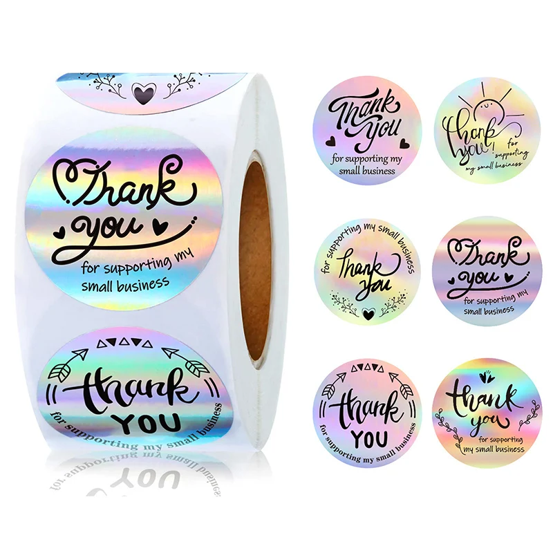 500PCS Laser Thanks Round Stickers Wedding Shopping Tote Bag Gift Box Refrigerator Washing Machine Hand Account Sticker Toys
500PCS Laser Thanks Round Stickers Wedding Shopping Tote Bag Gift Box Refrigerator Washing Machine Hand Account Sticker Toys