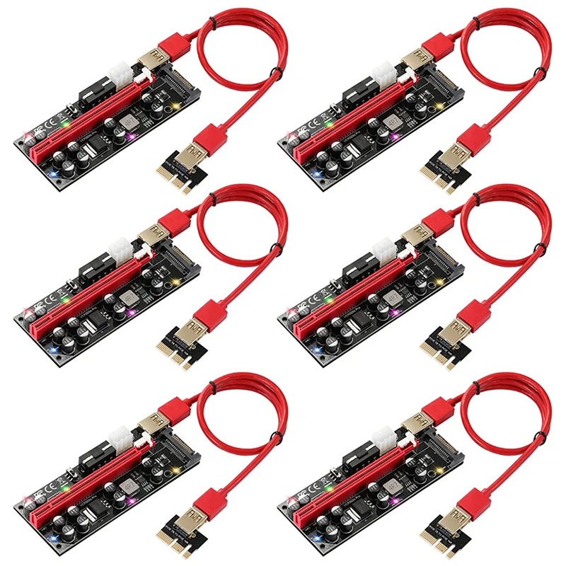 VER009S PRO PCI-E Pcie Riser Экспресс 1X до 16x расширитель PCI E USB Райзер 6PIN к SATA кабель питания Майнинг Райзер для видеокарты Новинка
VER009S PRO PCI-E Pcie Riser Экспресс 1X до 16x расширитель PCI E USB Райзер 6PIN к SATA кабель питания Майнинг Райзер для видеокарты Новинка