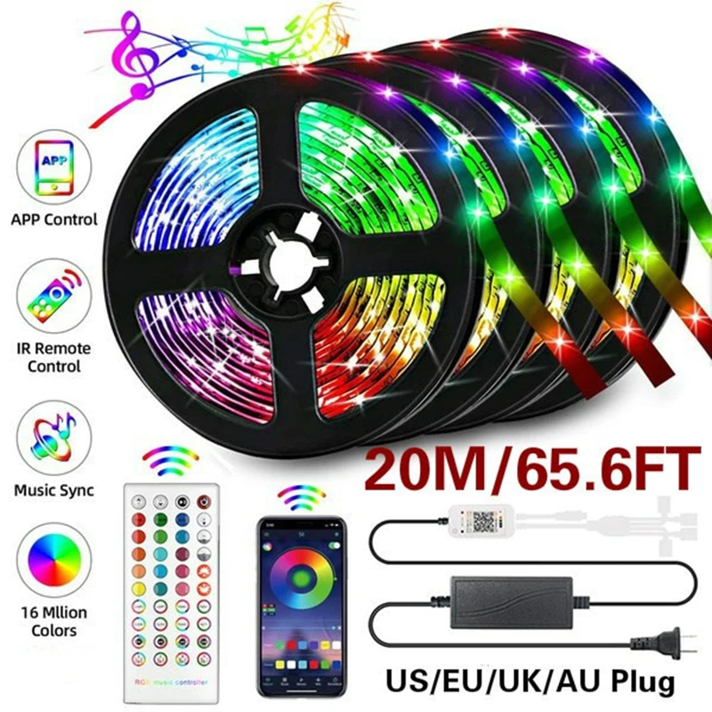 Светодиодная лента для умного освещения с поддержкой Bluetooth и Wi-Fi, SMD 5050, RGB, 12 В, для домашнего декора «сделай сам», 5/7, 5/15/20/30 м, световая панель д...
Светодиодная лента для умного освещения с поддержкой Bluetooth и Wi-Fi, SMD 5050, RGB, 12 В, для домашнего декора «сделай сам», 5/7, 5/15/20/30 м, световая панель д...
