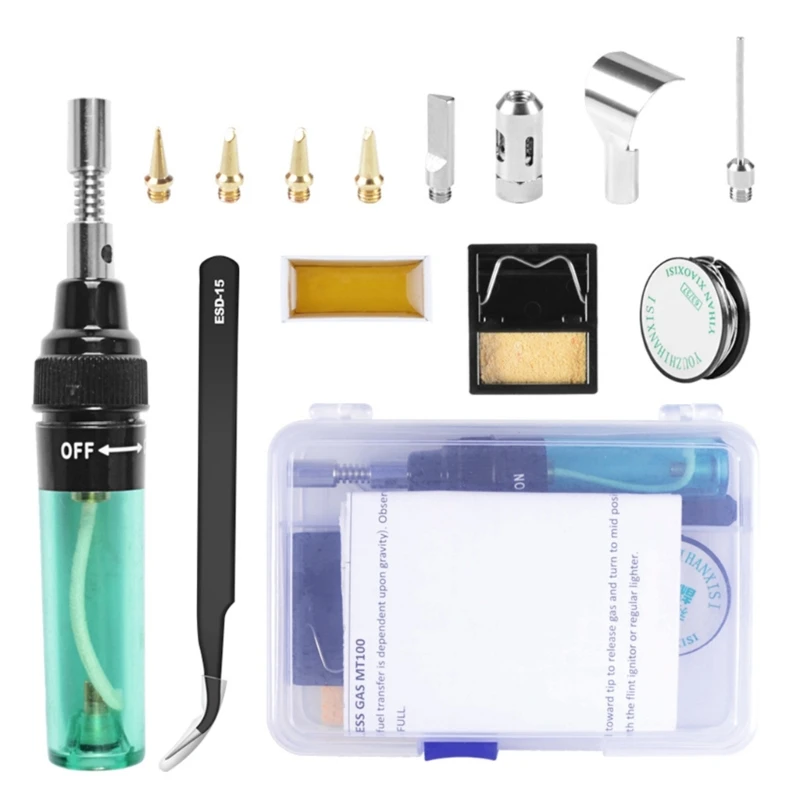 Wireless Gas Blow Torch Soldering Iron Cordless Tip Tool Welding Pen Burners Portable Welding Soldering Kit Drop Shipping
Wireless Gas Blow Torch Soldering Iron Cordless Tip Tool Welding Pen Burners Portable Welding Soldering Kit Drop Shipping