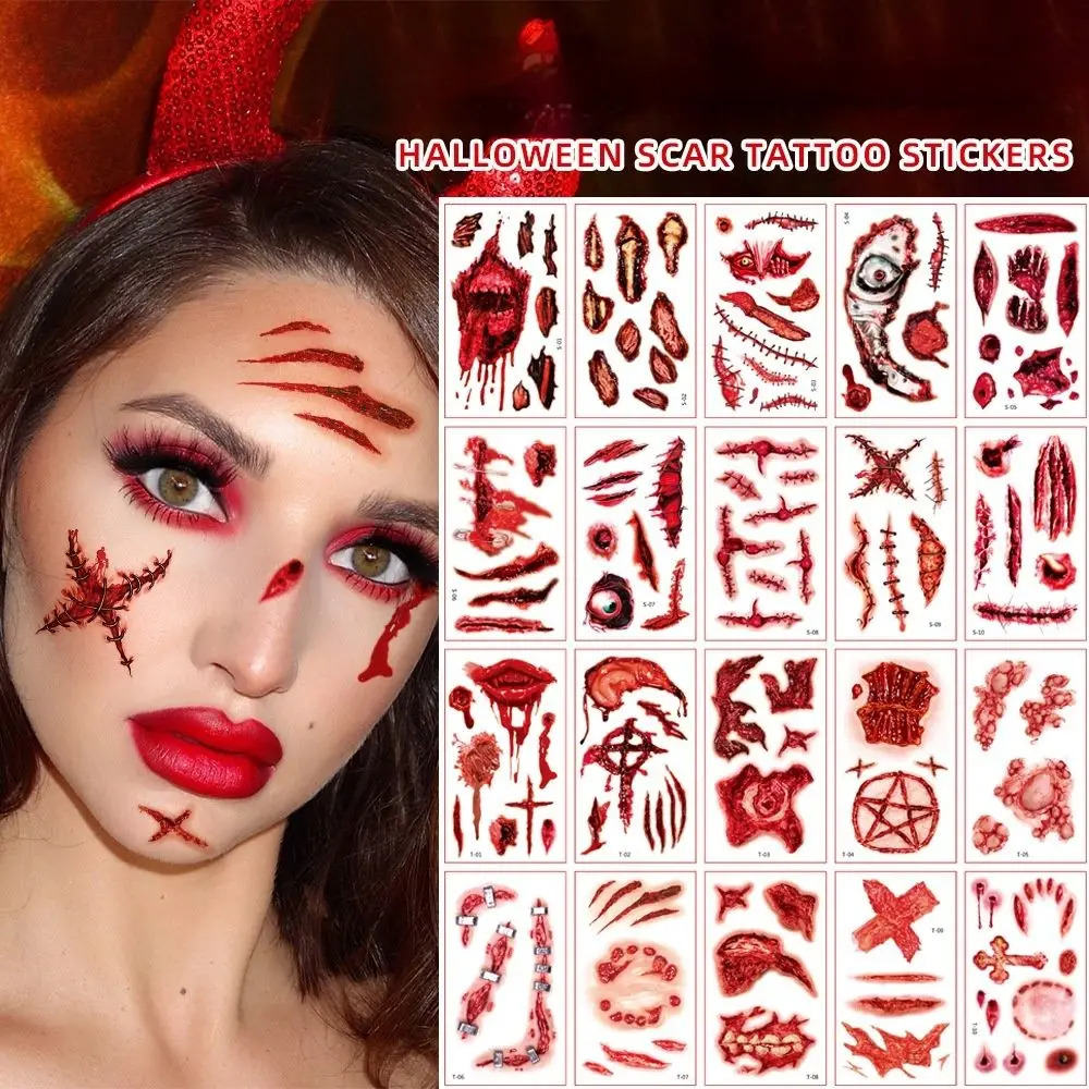 Halloween Tattoo Stickers Wound Tattoo Stickers Simulation Tattoo Tattoo Scar Knife Simulation Waterproof Tattoo Sticker 10pcs
Halloween Tattoo Stickers Wound Tattoo Stickers Simulation Tattoo Tattoo Scar Knife Simulation Waterproof Tattoo Sticker 10pcs
