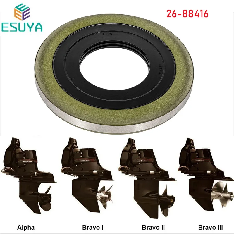 ESUYA 1 Pcs 26-88416 Boat Gimbal Bearing Seal for Mercruiser Stern Drives R, MR, Alpha One, Alpha 1 Gen 2, Bravo I,II & III
ESUYA 1 Pcs 26-88416 Boat Gimbal Bearing Seal for Mercruiser Stern Drives R, MR, Alpha One, Alpha 1 Gen 2, Bravo I,II & III