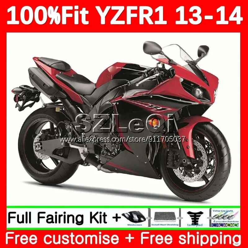 Красно-черный Инжекционный корпус для YAMAHA YZF1000 YZF R1 R 1 YZF-R1 1000 CC YZFR1 13 14 YZF-1000 2013 2014 OEM обтекатель 134LQ.37
Красно-черный Инжекционный корпус для YAMAHA YZF1000 YZF R1 R 1 YZF-R1 1000 CC YZFR1 13 14 YZF-1000 2013 2014 OEM обтекатель 134LQ.37