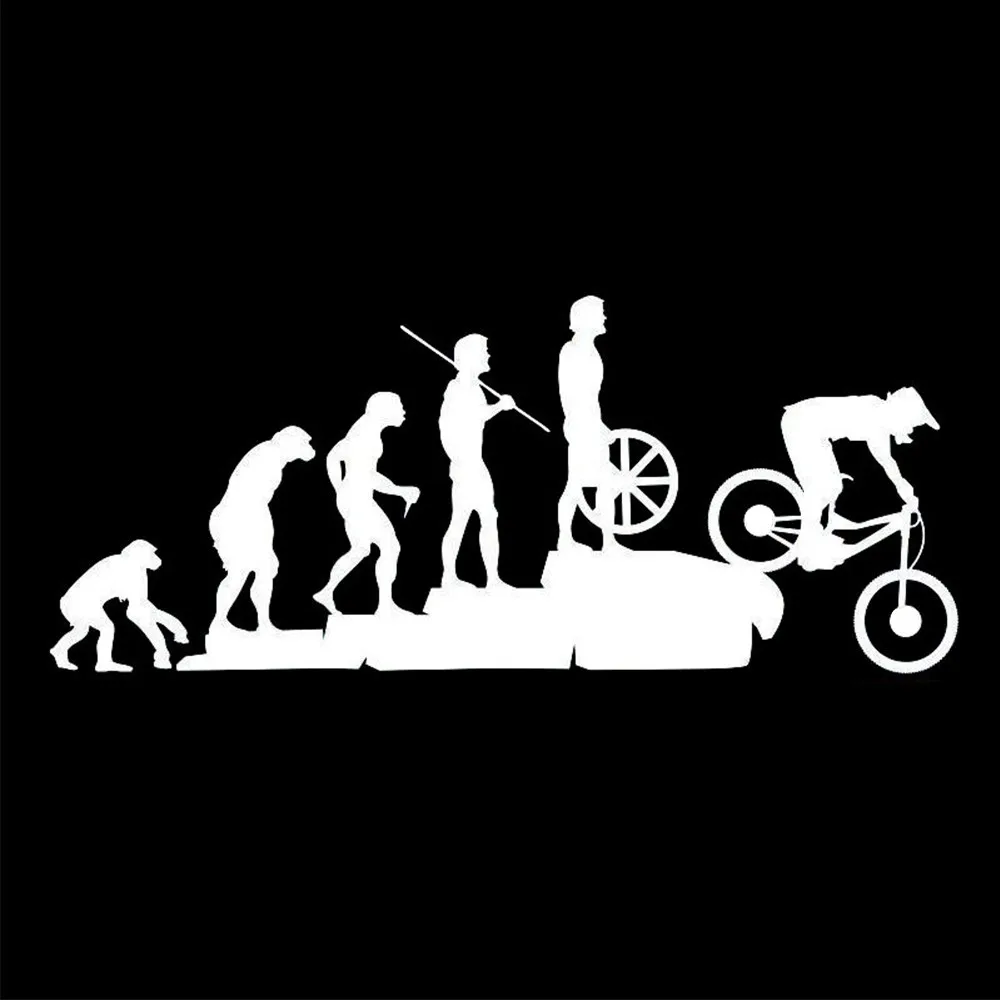 Human Evolution Bicycle Waterproof Sticker for Car Products Auto Accessory Accessories for Car Decoration Funny Parts 23cm*10cm
Human Evolution Bicycle Waterproof Sticker for Car Products Auto Accessory Accessories for Car Decoration Funny Parts 23cm*10cm