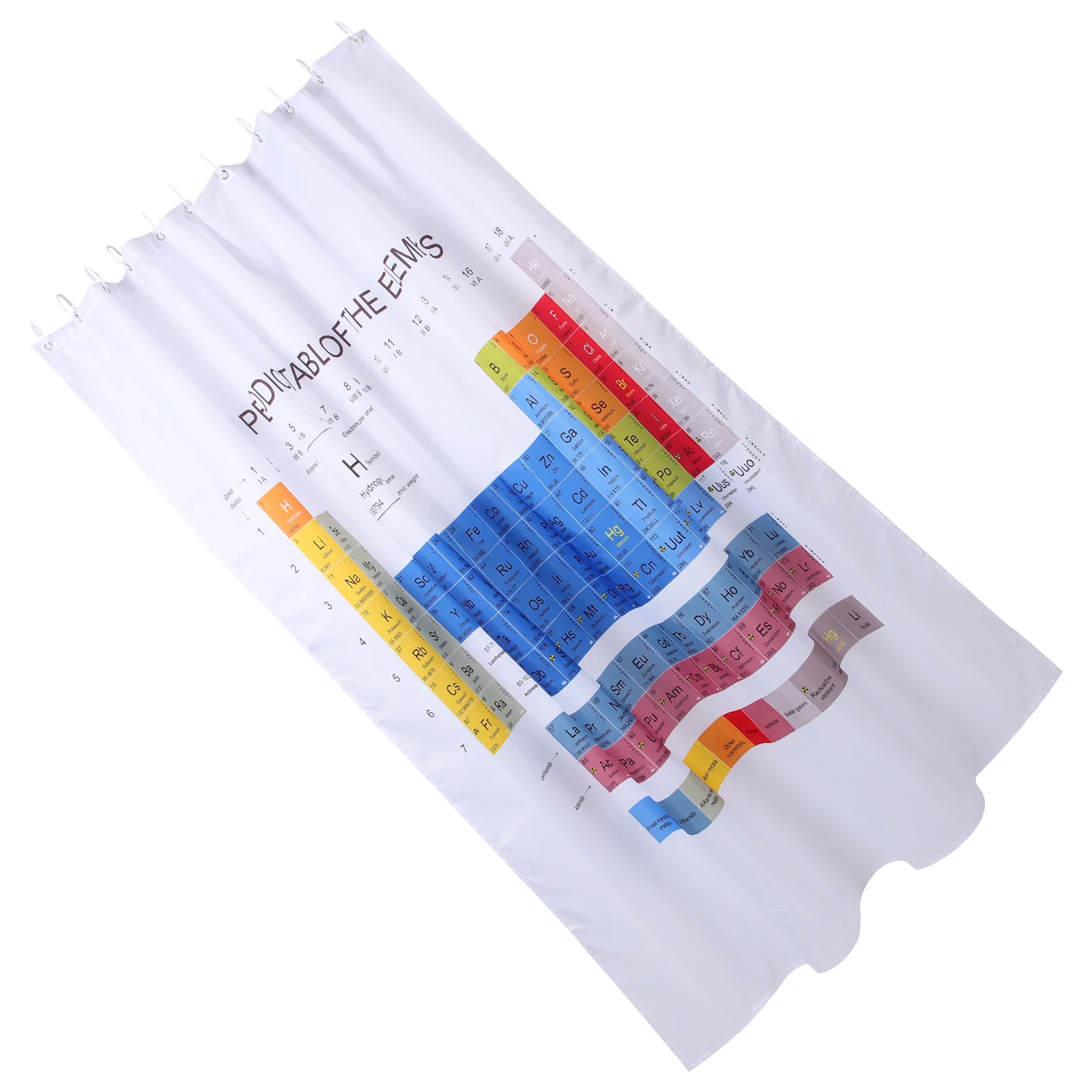 Periodic Table Bath Curtain Shower Hanging Chemistry Decor Polyester Pattern Privacy Protected Student
Periodic Table Bath Curtain Shower Hanging Chemistry Decor Polyester Pattern Privacy Protected Student