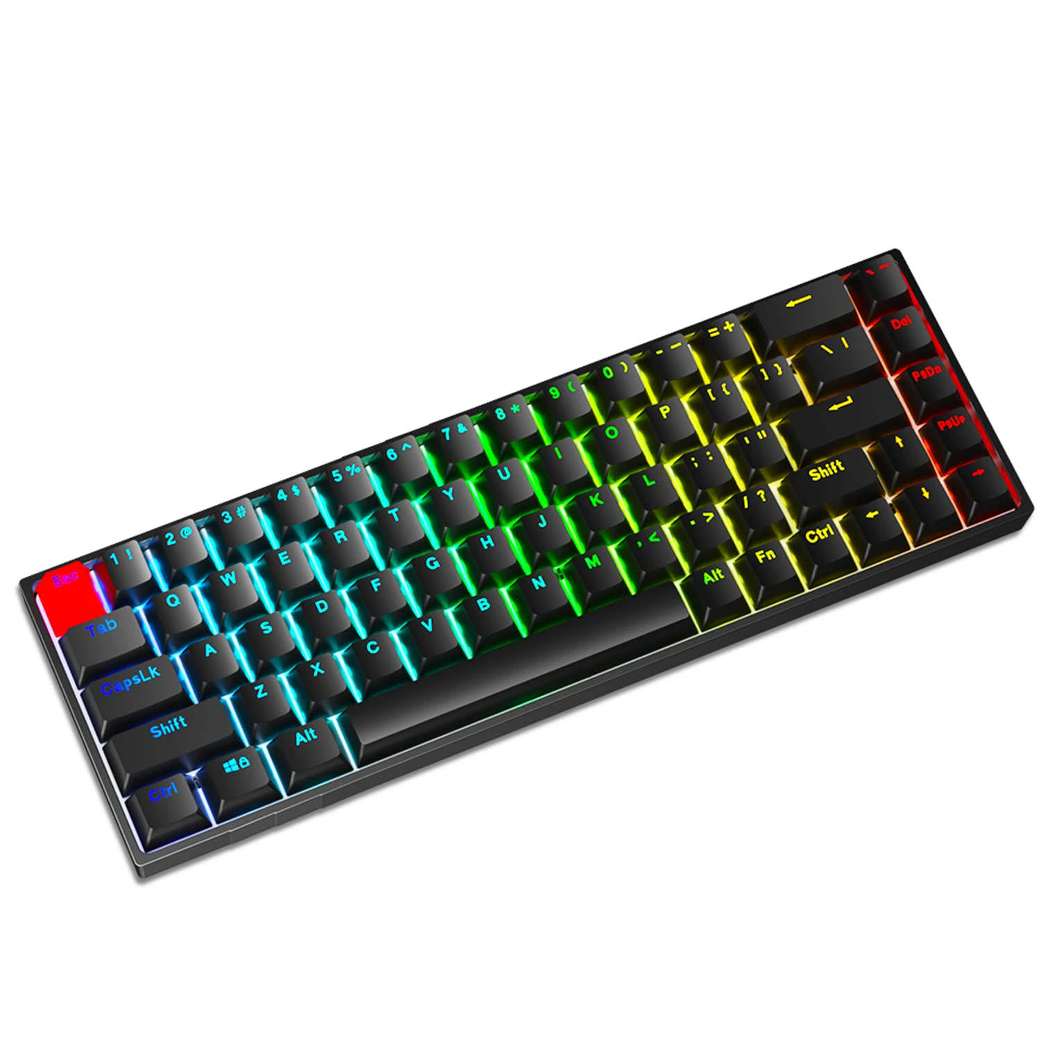 Механическая игровая клавиатура SOLAKAKA F3068 65% с RGB подсветкой и функцией горячей замены, двойной режим USB Type-C/Bluetooth 5.0, беспроводные колпачки для клавиш PBT
Механическая игровая клавиатура SOLAKAKA F3068 65% с RGB подсветкой и функцией горячей замены, двойной режим USB Type-C/Bluetooth 5.0, беспроводные колпачки для клавиш PBT