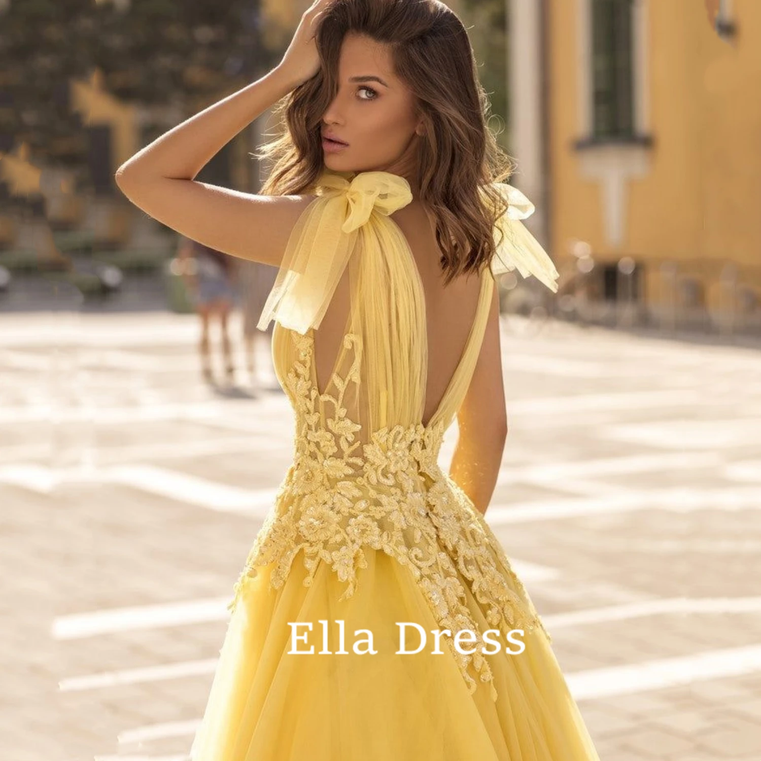 Ella V Neck Appliqué Yellow Dress Ruffle Women's Dress Elegant Dress Women's Plus Size Appliqué Dress Evening Gown Dance Dresses
Ella V Neck Appliqué Yellow Dress Ruffle Women's Dress Elegant Dress Women's Plus Size Appliqué Dress Evening Gown Dance Dresses