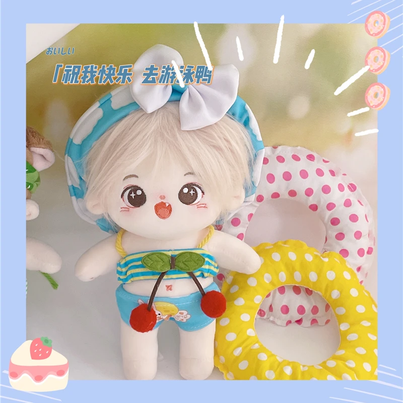 New Arrival Handmade 15/20cm Doll Clothes Summer Cherry Swimsuit Set Hair Band Suspenders Pants Doll's Accessories Cos Suit
New Arrival Handmade 15/20cm Doll Clothes Summer Cherry Swimsuit Set Hair Band Suspenders Pants Doll's Accessories Cos Suit