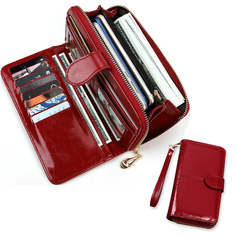 Women Wallet Vintage Pu Leather Ladies Purses Fashion Long Zipper Women's Wallet Money Coin Card Holder Female Long Clutch Purse
Women Wallet Vintage Pu Leather Ladies Purses Fashion Long Zipper Women's Wallet Money Coin Card Holder Female Long Clutch Purse