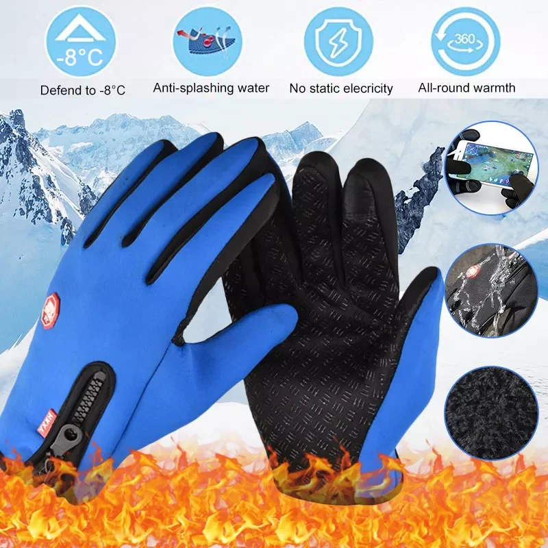 Winter Cycling Gloves Bicycle Warm Touchscreen Full Finger Gloves перчатки Waterproof Outdoor Bike Skiing Motorcycle Riding
Winter Cycling Gloves Bicycle Warm Touchscreen Full Finger Gloves перчатки Waterproof Outdoor Bike Skiing Motorcycle Riding