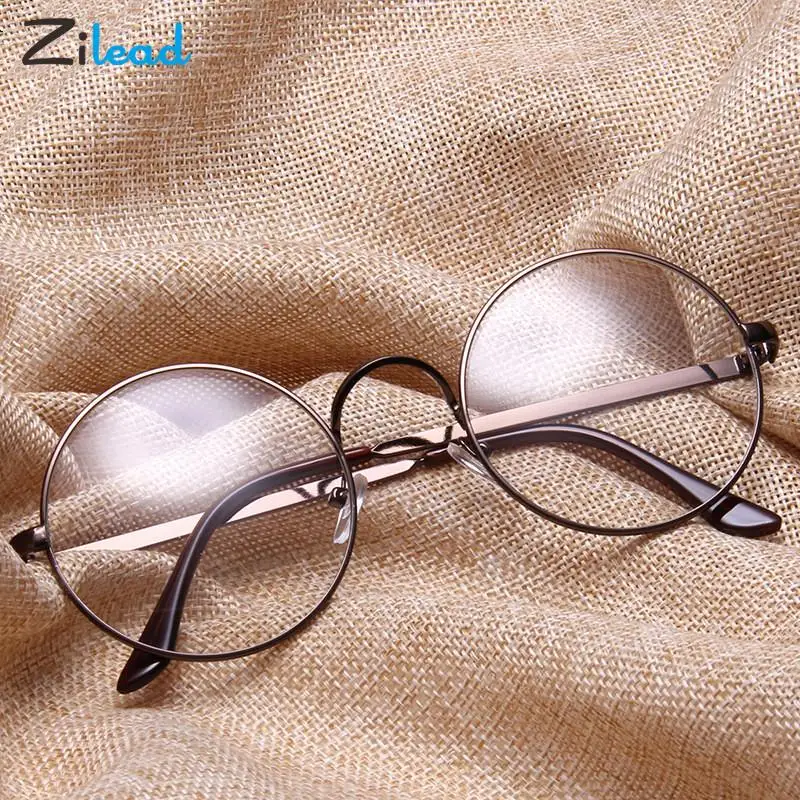 Zilead -1-1.5-2-2.5-3-3.5-4 Myopia Glasses Women Vintage Round Metal Nearsighted Eyewear Men Short-sight Clear Read Eyeglasses
Zilead -1-1.5-2-2.5-3-3.5-4 Myopia Glasses Women Vintage Round Metal Nearsighted Eyewear Men Short-sight Clear Read Eyeglasses