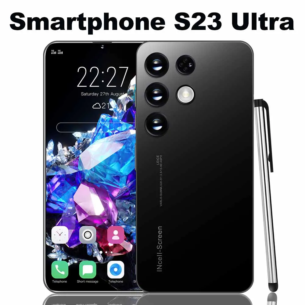 

Новый смартфон S23, ультратонкий телефон с диагональю 6,8 дюйма, фотосессия 16 Тб + 1 ТБ, 6800 мАч, мобильные телефоны, фотосессия 72 МП, HD