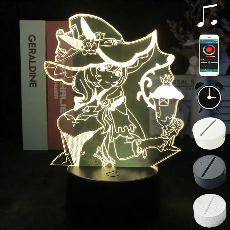 Lisa Minci Figure 3D Desk Lamp with Lava Base Night Light LED Room Decor Genshin Impact Nightlight APP Control
Lisa Minci Figure 3D Desk Lamp with Lava Base Night Light LED Room Decor Genshin Impact Nightlight APP Control
