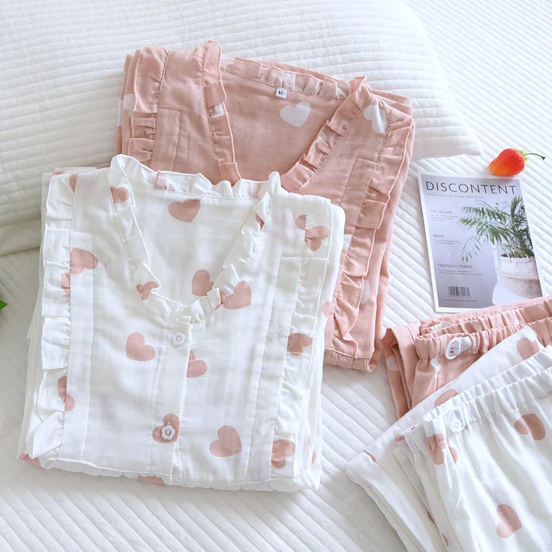 Pure Cotton Confinement Clothes Thin Nursing Pajamas Pregnant Women Postpartum Breastfeeding Homewear Long-sleeve Trousers Suit
Pure Cotton Confinement Clothes Thin Nursing Pajamas Pregnant Women Postpartum Breastfeeding Homewear Long-sleeve Trousers Suit