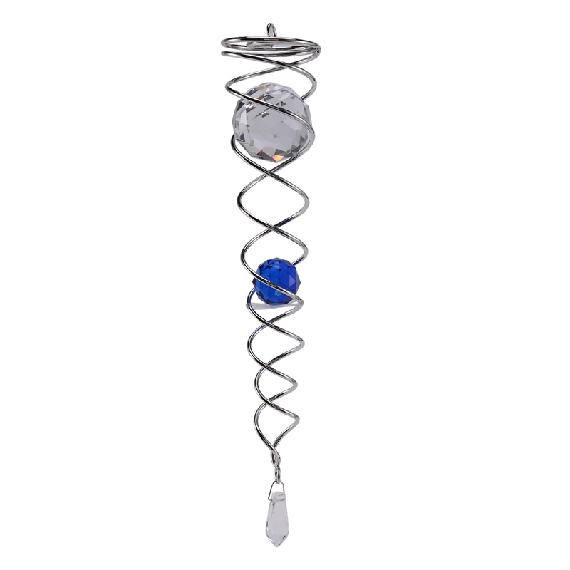 Wind Chime Windmill Crystal Metal Wire Crystal Ball Wind Spinner Bell Spiral Tail For Outdoor Garden Decoration
Wind Chime Windmill Crystal Metal Wire Crystal Ball Wind Spinner Bell Spiral Tail For Outdoor Garden Decoration