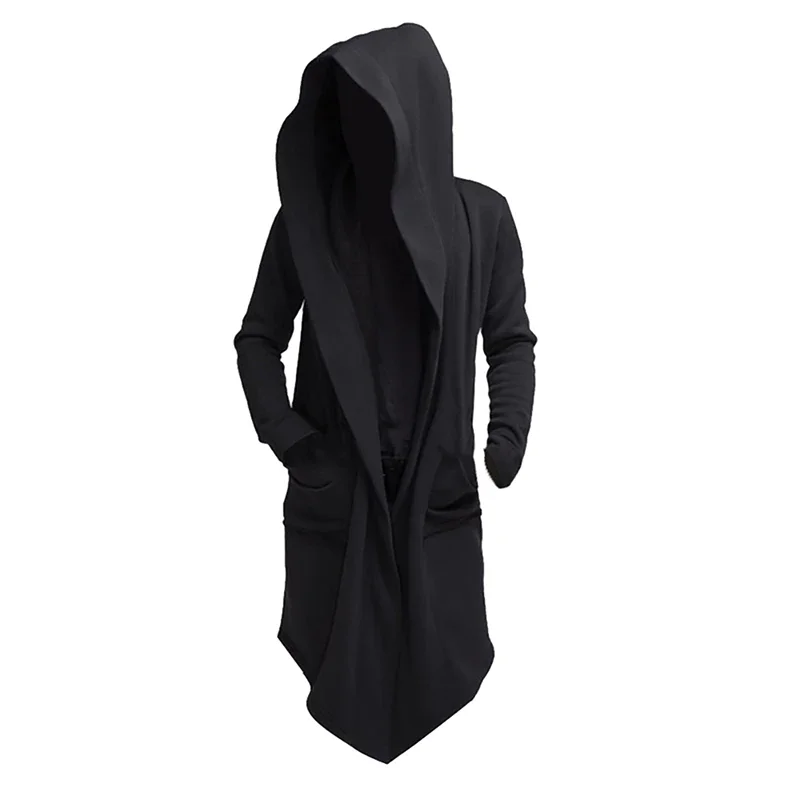 2021 Men Hooded Sweatshirts Black Hip Hop Mantle Hoodies Fashion Jacket long Sleeves Cloak Coats Outwear Hot Sale
2021 Men Hooded Sweatshirts Black Hip Hop Mantle Hoodies Fashion Jacket long Sleeves Cloak Coats Outwear Hot Sale