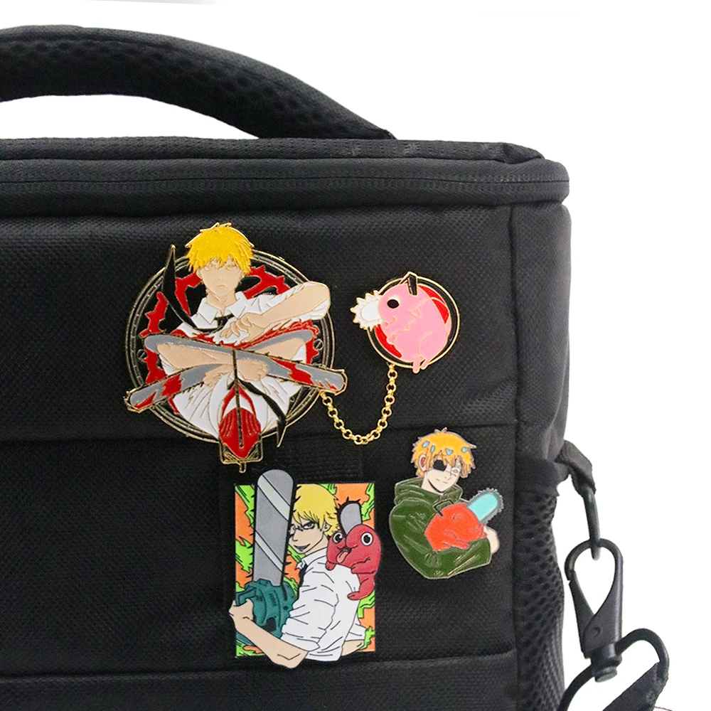 Anime Chainsaw Man Denji Pochita Pins Brooches Cosplay Lapel Badges On Backpack Manga Jewelry Anime Accessories Gifts For Fans
Anime Chainsaw Man Denji Pochita Pins Brooches Cosplay Lapel Badges On Backpack Manga Jewelry Anime Accessories Gifts For Fans