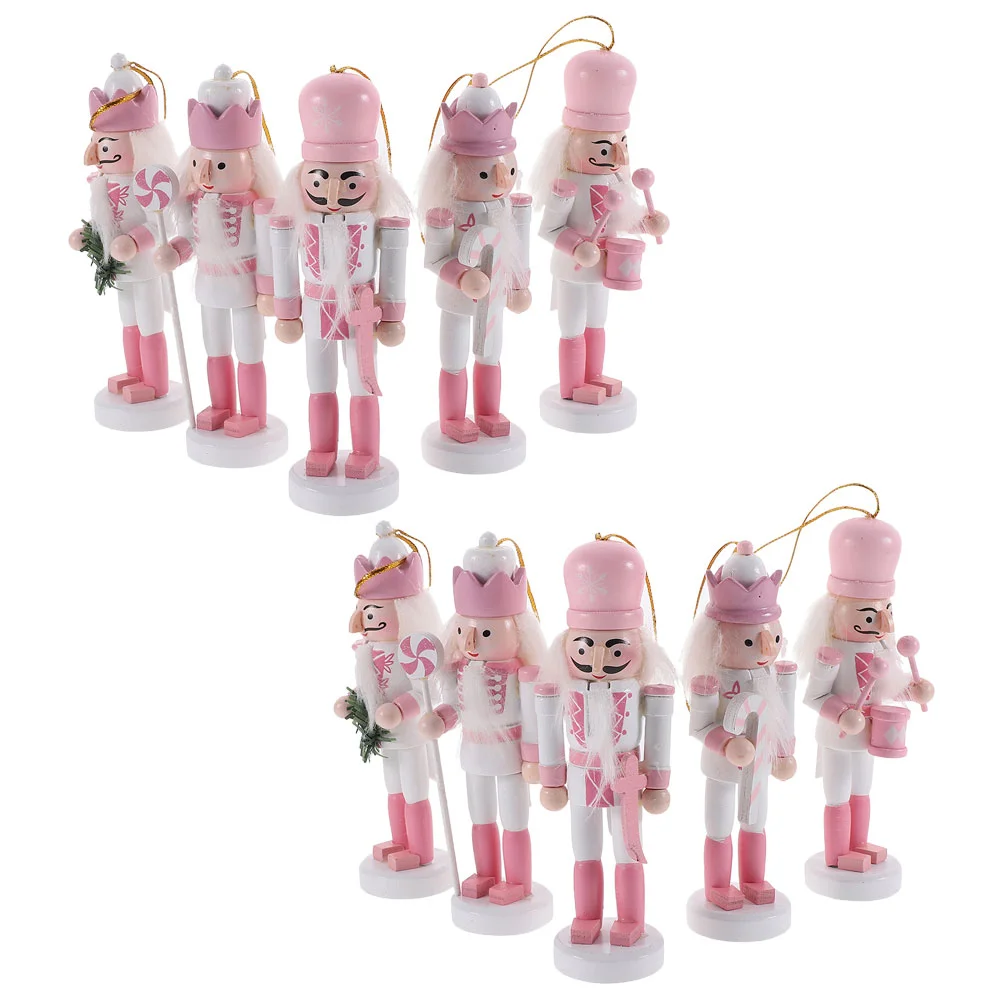 Pink Christmas Decorations Kids Nutcracker Soldier Doll Wooden Pendants New Year Ornaments For Navidad Xmas Tree Hanging
Pink Christmas Decorations Kids Nutcracker Soldier Doll Wooden Pendants New Year Ornaments For Navidad Xmas Tree Hanging