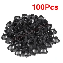 100Pcs 18650 Lithium Battery Holder, Plastic Battery Pack Bracket Cylindrical Cell Battery Stand Cell Spacer DIY