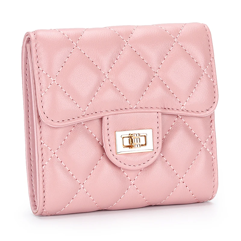 COMFORSKIN Sheepskin Ladies Short Wallet 2022 New Rhombus Multi-card Leather Tri-fold Wallet Clip Small Fragrance Coin Purse
COMFORSKIN Sheepskin Ladies Short Wallet 2022 New Rhombus Multi-card Leather Tri-fold Wallet Clip Small Fragrance Coin Purse