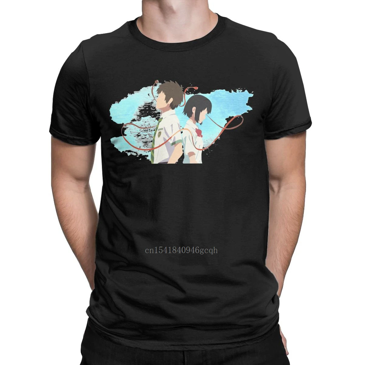 Men Your Name Minimalist Taki And Mitsuha T Shirt Anime Cotton Tops Humor Short Sleeve Crew Neck Tees Plus Size T-Shirts
Men Your Name Minimalist Taki And Mitsuha T Shirt Anime Cotton Tops Humor Short Sleeve Crew Neck Tees Plus Size T-Shirts