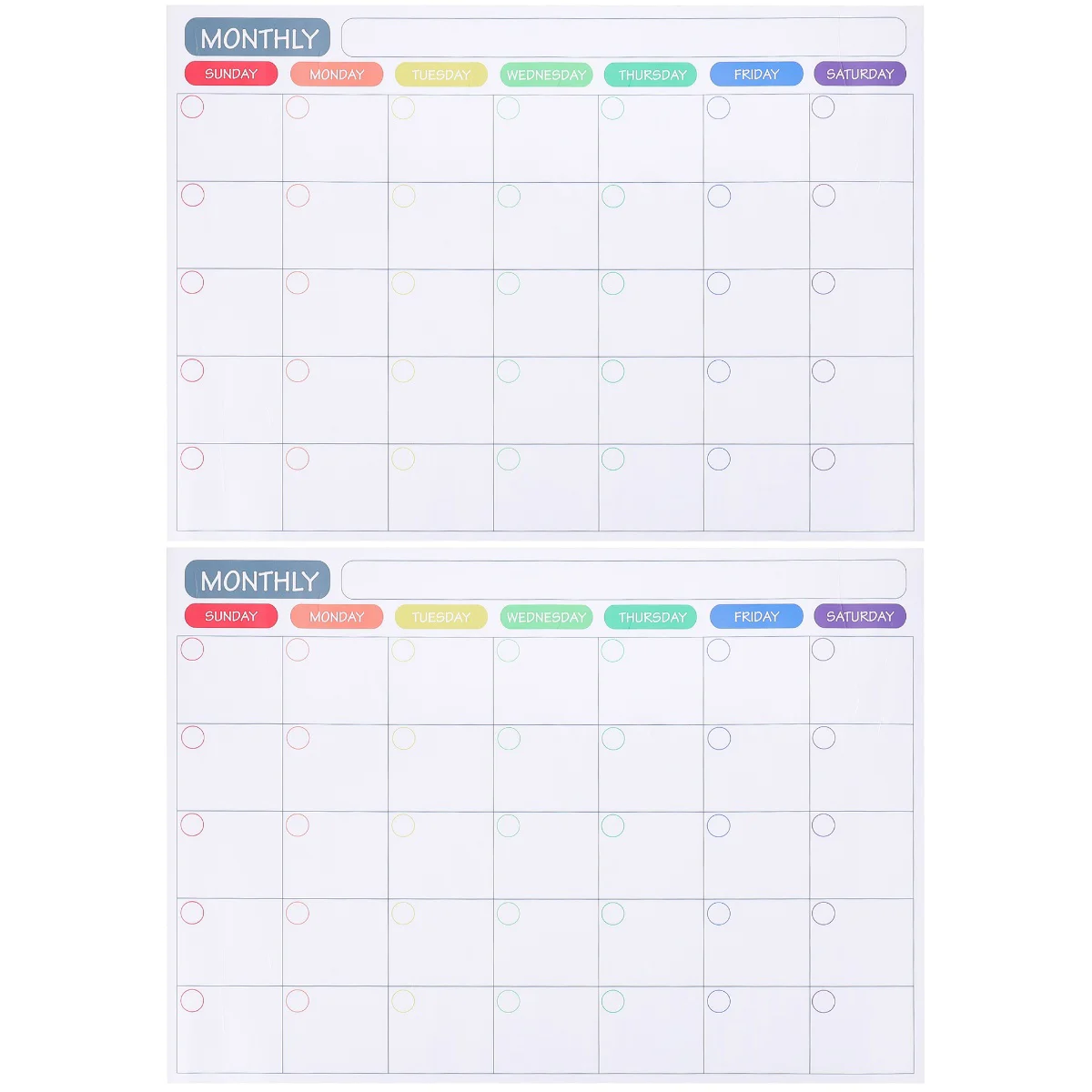 2pcs Magnetic Dry Erase Calendar Fridge Planning White Board Monthly Whiteboard
2pcs Magnetic Dry Erase Calendar Fridge Planning White Board Monthly Whiteboard