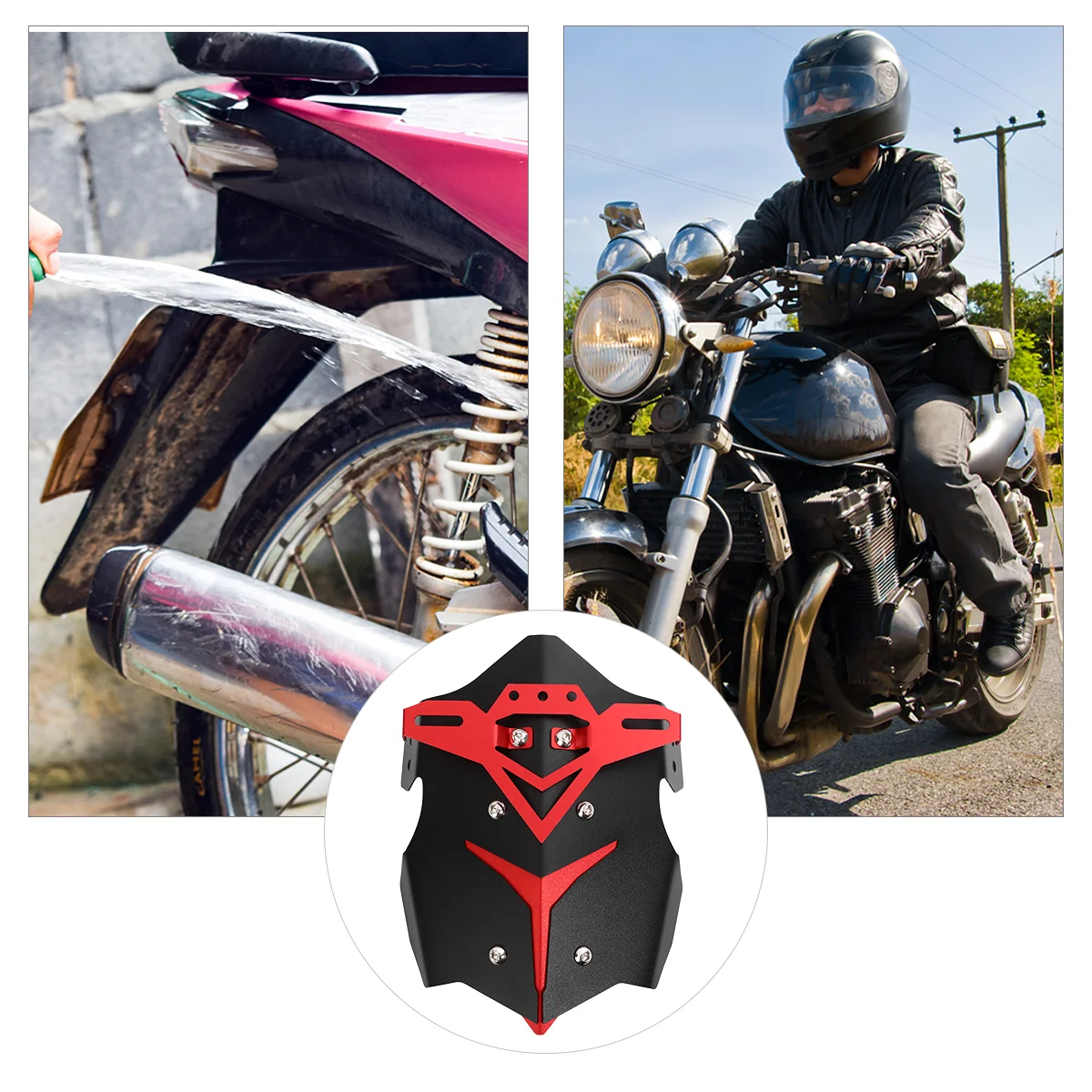 Motorcycle Durable Accessories Bicycle Water Flap Front Rear Aluminum Alloy Accessory Dirt Bike
Motorcycle Durable Accessories Bicycle Water Flap Front Rear Aluminum Alloy Accessory Dirt Bike