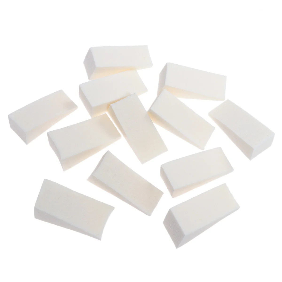 

12pcs Gradient Nails Sponges for Color Fade Manicure (White)