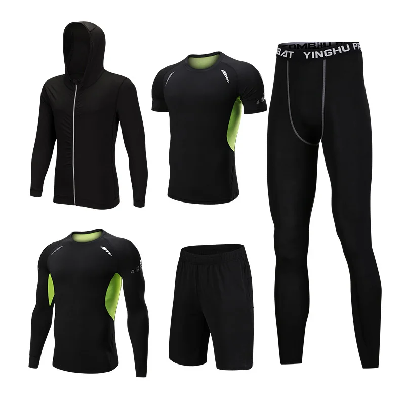 5pcs Set Sport Clothing Gym Fitness Workout Sport Suit Running Set For Men Casual Thermal Tracksuit Jogging Sport Set Sportswear
5pcs Set Sport Clothing Gym Fitness Workout Sport Suit Running Set For Men Casual Thermal Tracksuit Jogging Sport Set Sportswear