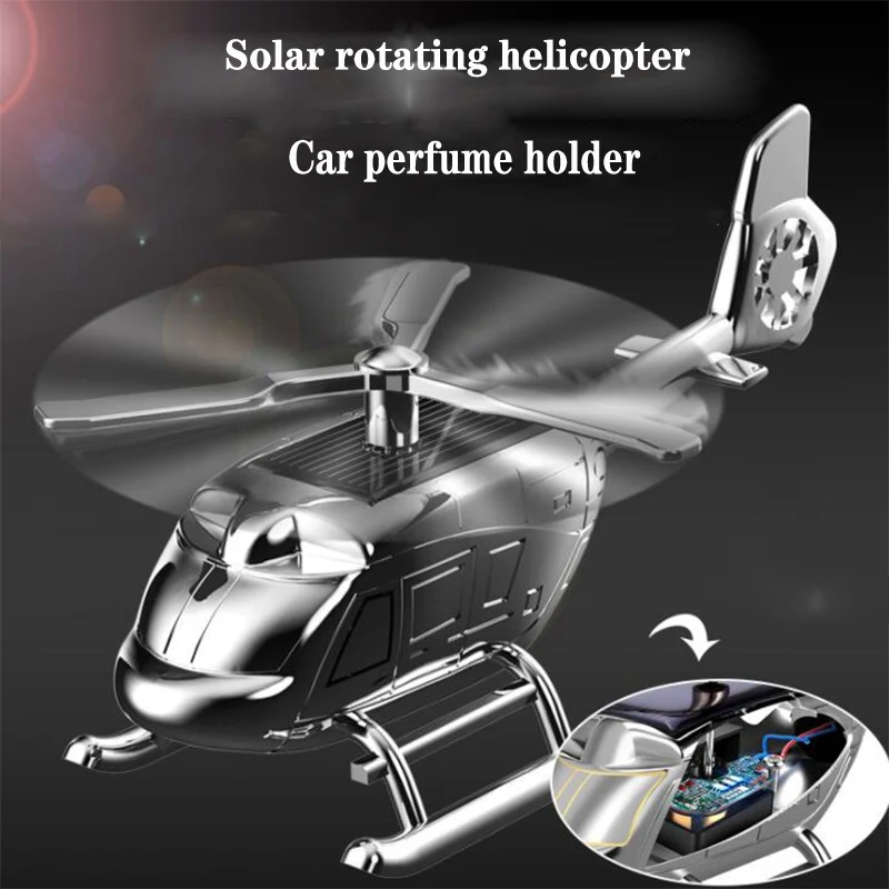 Solar plane creative technology helicopter car fragrance perfume bottle car toy ornaments Solar rotation
Solar plane creative technology helicopter car fragrance perfume bottle car toy ornaments Solar rotation