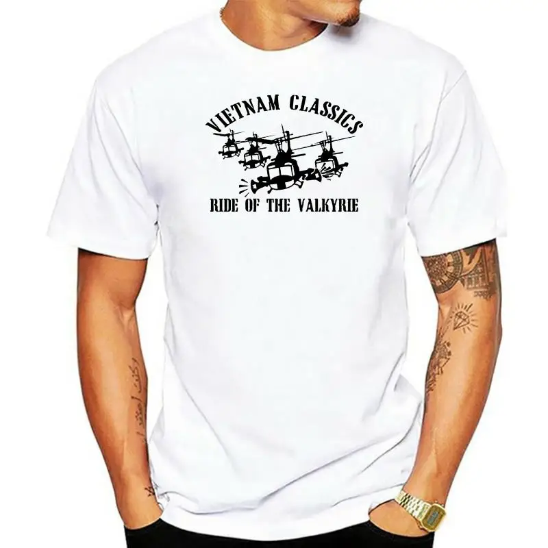 Cotton Men Tees Classical Streetwear Hip Hop Tops Vietnam Classics_Ride of The Valkyrie War Krieg Huey Uh-1 Charlsoccer T Shirts
Cotton Men Tees Classical Streetwear Hip Hop Tops Vietnam Classics_Ride of The Valkyrie War Krieg Huey Uh-1 Charlsoccer T Shirts