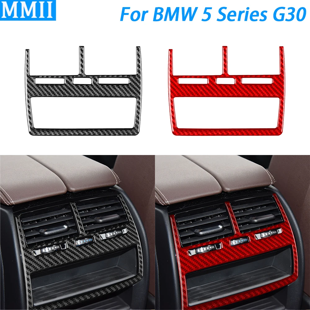 For BMW 5 Series G30 2016-2022 Carbon Fiber Rear Air Conditioning Outlet Panel Decorative Cover Car Interior Decoration Sticker
For BMW 5 Series G30 2016-2022 Carbon Fiber Rear Air Conditioning Outlet Panel Decorative Cover Car Interior Decoration Sticker