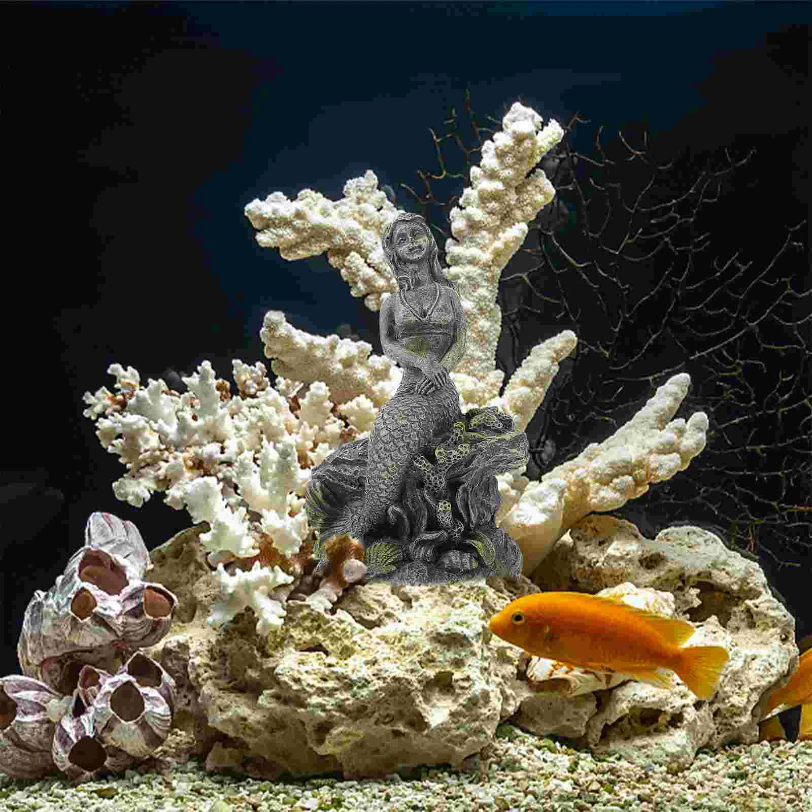 Aquarium Decoration Fish Tanks Office Mermaid Statue Household Small Model Resin Delicate
Aquarium Decoration Fish Tanks Office Mermaid Statue Household Small Model Resin Delicate
