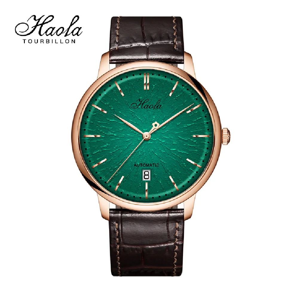 Haofa Luxury Brand Automatic Watch Men Mechanical Thin Dial Calendar Sapphire Wristwatches Self Winding Waterproof Simple Clock
Haofa Luxury Brand Automatic Watch Men Mechanical Thin Dial Calendar Sapphire Wristwatches Self Winding Waterproof Simple Clock