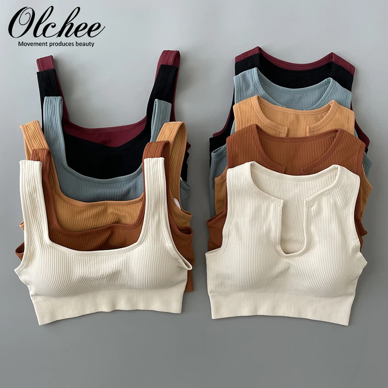 Бесшовный спортивный бюстгальтер OLCHEE, женский летний укороченный топ с эффектом пуш-ап, женское нижнее белье, укороченные противоударные м...
Бесшовный спортивный бюстгальтер OLCHEE, женский летний укороченный топ с эффектом пуш-ап, женское нижнее белье, укороченные противоударные м...