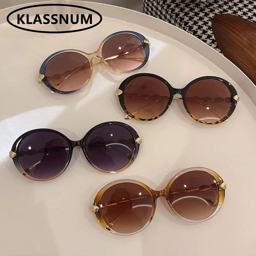 Vintage Round Frame Sunglasses Gradient Colorful Trendy Fashion Women Female Eyewear Luxury Brand Designer Shades for Ladies
Vintage Round Frame Sunglasses Gradient Colorful Trendy Fashion Women Female Eyewear Luxury Brand Designer Shades for Ladies