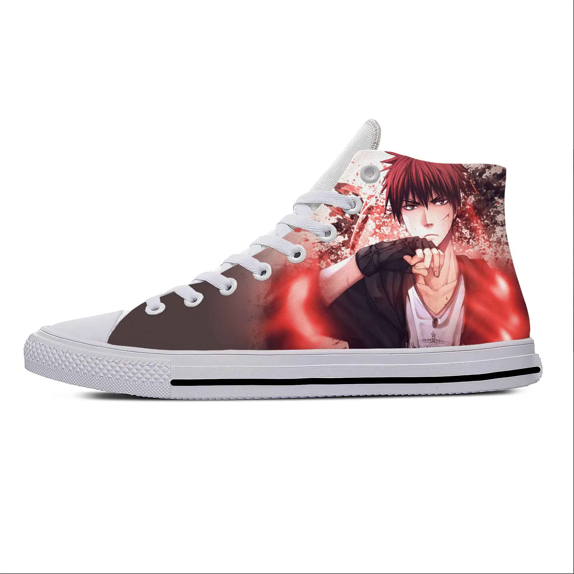Anime Cartoon Kuroko Basketball Kagami Taiga Cool Casual Cloth Shoes High Top Lightweight Breathable 3D Print Men Women Sneakers
Anime Cartoon Kuroko Basketball Kagami Taiga Cool Casual Cloth Shoes High Top Lightweight Breathable 3D Print Men Women Sneakers