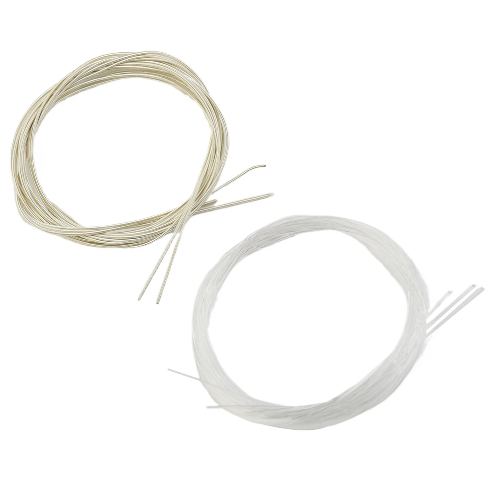 Classical Guitar Strings Silver Strings Transparent 1 Set 6 Pcs/set Accessories Guitar Strings High Quality New
Classical Guitar Strings Silver Strings Transparent 1 Set 6 Pcs/set Accessories Guitar Strings High Quality New