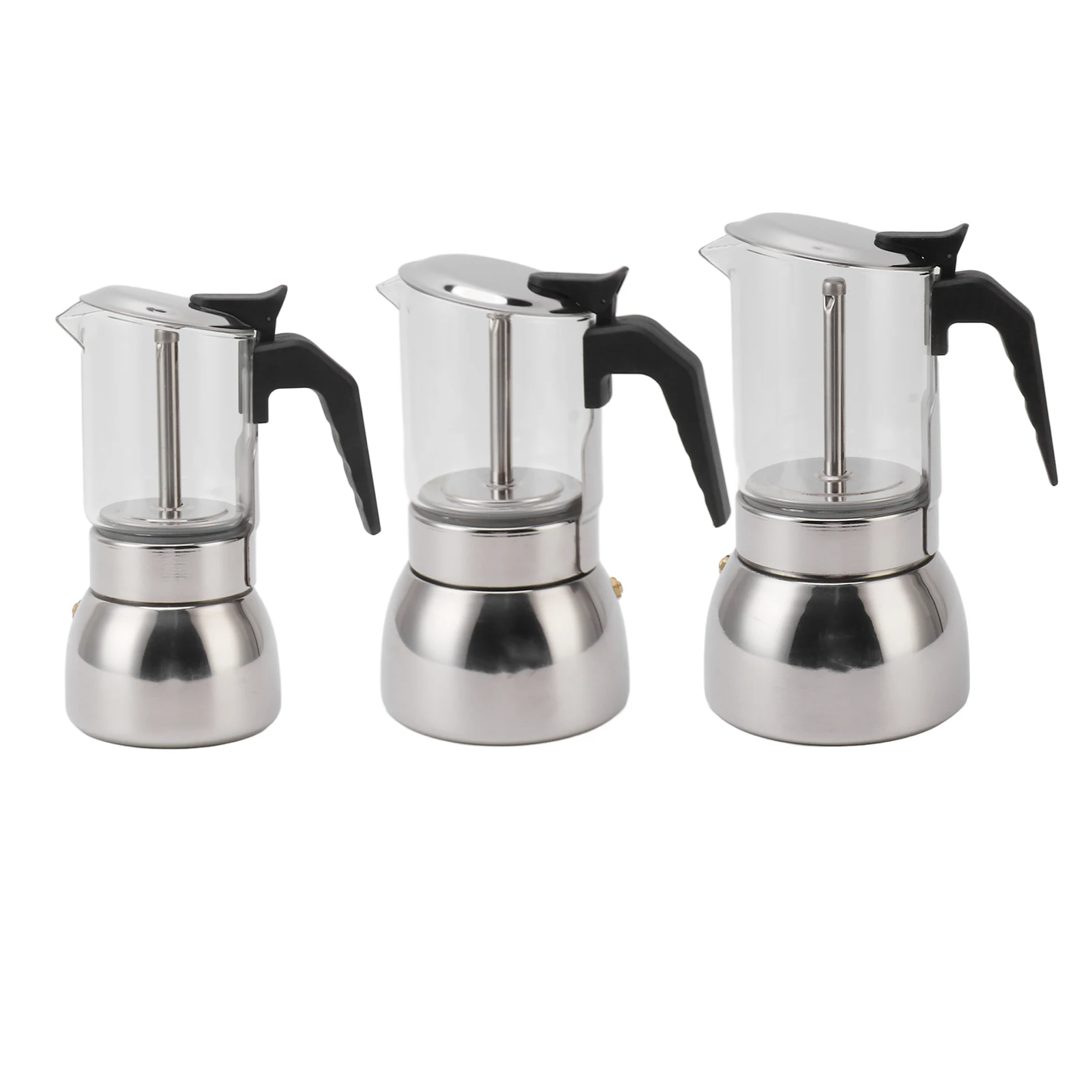 Double Valve Coffee Moka Pot Stainless Steel High Temperature Resistant Multi Functional Portable for Home Coffee Shop
Double Valve Coffee Moka Pot Stainless Steel High Temperature Resistant Multi Functional Portable for Home Coffee Shop