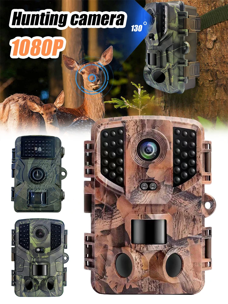 1080P Hunting Trail Camera Wildlife Camera Night Vision Motion Activated Outdoor Trail Camera Motion Activated Security Camera
1080P Hunting Trail Camera Wildlife Camera Night Vision Motion Activated Outdoor Trail Camera Motion Activated Security Camera