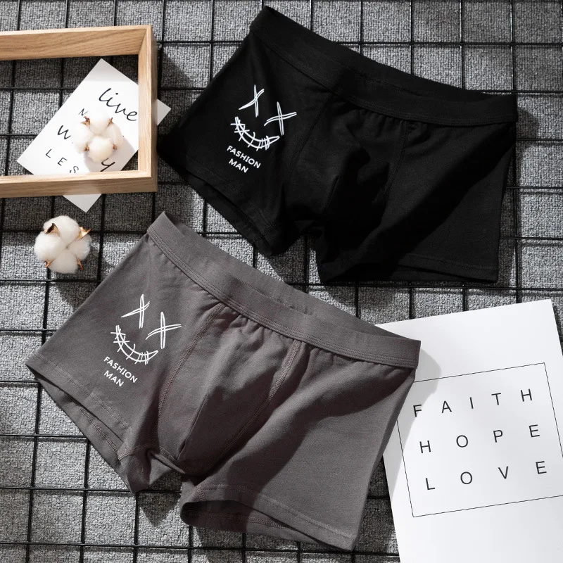 Boxer Man Cotton Underwear Men Smiley Underpants Men's Boxers Mens Underware Fashion Boy Panties Shorts Male Clothes Comfortabl
Boxer Man Cotton Underwear Men Smiley Underpants Men's Boxers Mens Underware Fashion Boy Panties Shorts Male Clothes Comfortabl