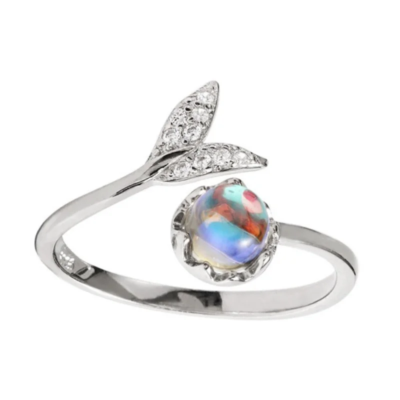 Fashion Ins Style Fishtail Diamond Synthetic Glaze Sweet Open Ring Ring Female Korean Version Rings for Women
Fashion Ins Style Fishtail Diamond Synthetic Glaze Sweet Open Ring Ring Female Korean Version Rings for Women