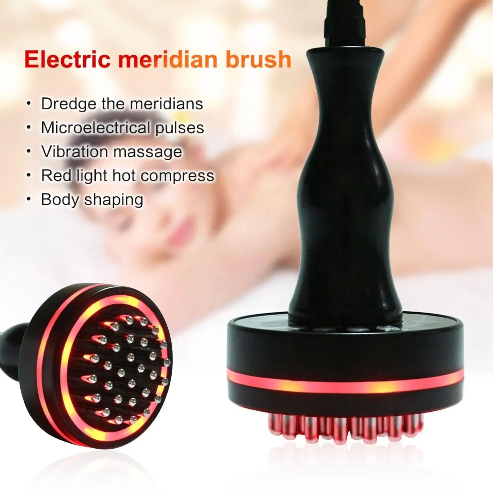 EMS Micro-current Cupping Massage Meridian Brush Vacuum Brush Pain Body Slimming Massager Relief Device Therapy Scraping He Q7W9
EMS Micro-current Cupping Massage Meridian Brush Vacuum Brush Pain Body Slimming Massager Relief Device Therapy Scraping He Q7W9