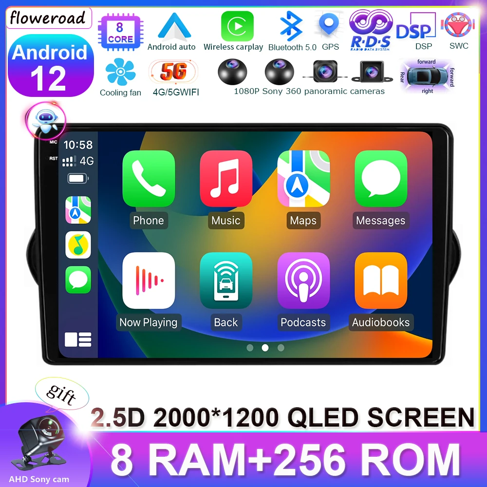 Android 12 auto Carplay For Fiat Tipo Egea Dodge Neon 2015-2018 Multimedia Video Navigation GPS Car Radio BT5.0 DSP QLED Screen
Android 12 auto Carplay For Fiat Tipo Egea Dodge Neon 2015-2018 Multimedia Video Navigation GPS Car Radio BT5.0 DSP QLED Screen