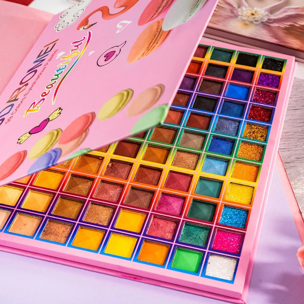 1 Набор, 99 цветов, палитра теней для век, блестящие мерцающие тени для век, пудра, матовые блестящие тени для век, палитра, косметический набор для макияжа, инструмент 
1 Набор, 99 цветов, палитра теней для век, блестящие мерцающие тени для век, пудра, матовые блестящие тени для век, палитра, косметический набор для макияжа, инструмент