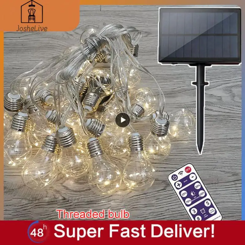 LED Solar Lights Christmas Decoration String Lights With Remote Control Holiday Lamp Fairy Garland Lamp Ball Home New Year Tool
LED Solar Lights Christmas Decoration String Lights With Remote Control Holiday Lamp Fairy Garland Lamp Ball Home New Year Tool